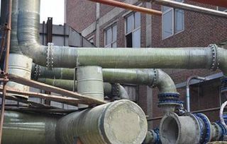 氨法脫硫二級噴淋架積料 脫硫噴淋管